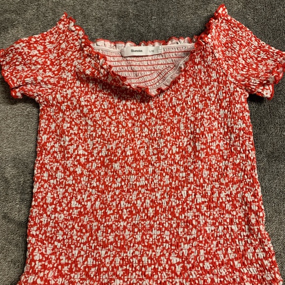 Blue notes blouse summer shirt - Picture 2 of 3